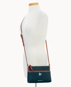 MLB Athletics Ginger Crossbody ATHLETICS -Dooney & Bourke B0018G AWBLPATNOAKA ALT4 1