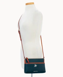 MLB Athletics Ginger Crossbody ATHLETICS -Dooney & Bourke B0018G AWBLPATNOAKA ALT4