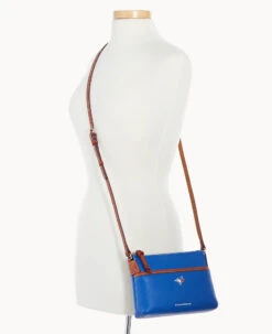 MLB Blue Jays Ginger Crossbody BLUE JAYS 15 MLB Blue Jays Ginger Crossbody BLUE JAYS -Dooney & Bourke B0018G AWBUPATNBJAY ALT4