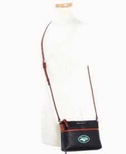 NFL Jets Ginger Crossbody JETS 12 NFL Jets Ginger Crossbody JETS -Dooney & Bourke B0018H AWBLPATNJETS ALT4