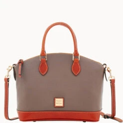 Pebble Grain Darcy Satchel Red -Dooney & Bourke B0239G AWELPATN