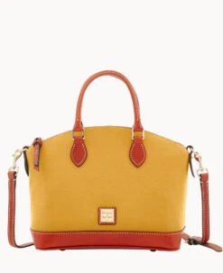 Pebble Grain Darcy Satchel Red -Dooney & Bourke B0239G AWLEPATN