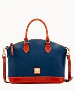 Pebble Grain Darcy Satchel Red -Dooney & Bourke B0239G AWMDPATN