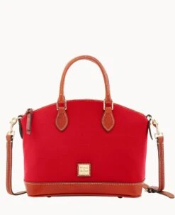 Pebble Grain Darcy Satchel Red -Dooney & Bourke B0239G AWRDPATN 2