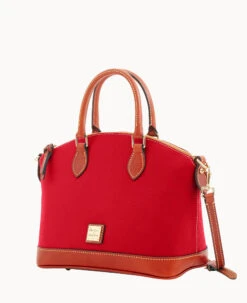 Pebble Grain Darcy Satchel Red -Dooney & Bourke B0239G AWRDPATN ALT1