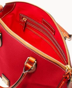 Pebble Grain Darcy Satchel Red -Dooney & Bourke B0239G AWRDPATN ALT2