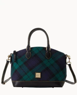 Tartan Darcy Satchel White 25 Tartan Darcy Satchel White -Dooney & Bourke B0239G TTNVPABL