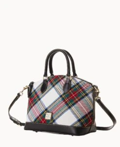 Tartan Darcy Satchel White 21 Tartan Darcy Satchel White -Dooney & Bourke B0239G TTWHPABL ALT1 1
