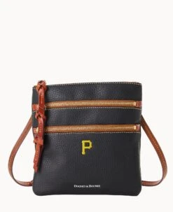 MLB Pirates N S Triple Zip Crossbody PIRATES 13 MLB Pirates N S Triple Zip Crossbody PIRATES -Dooney & Bourke B0298G AWBLPATNPRAT 1