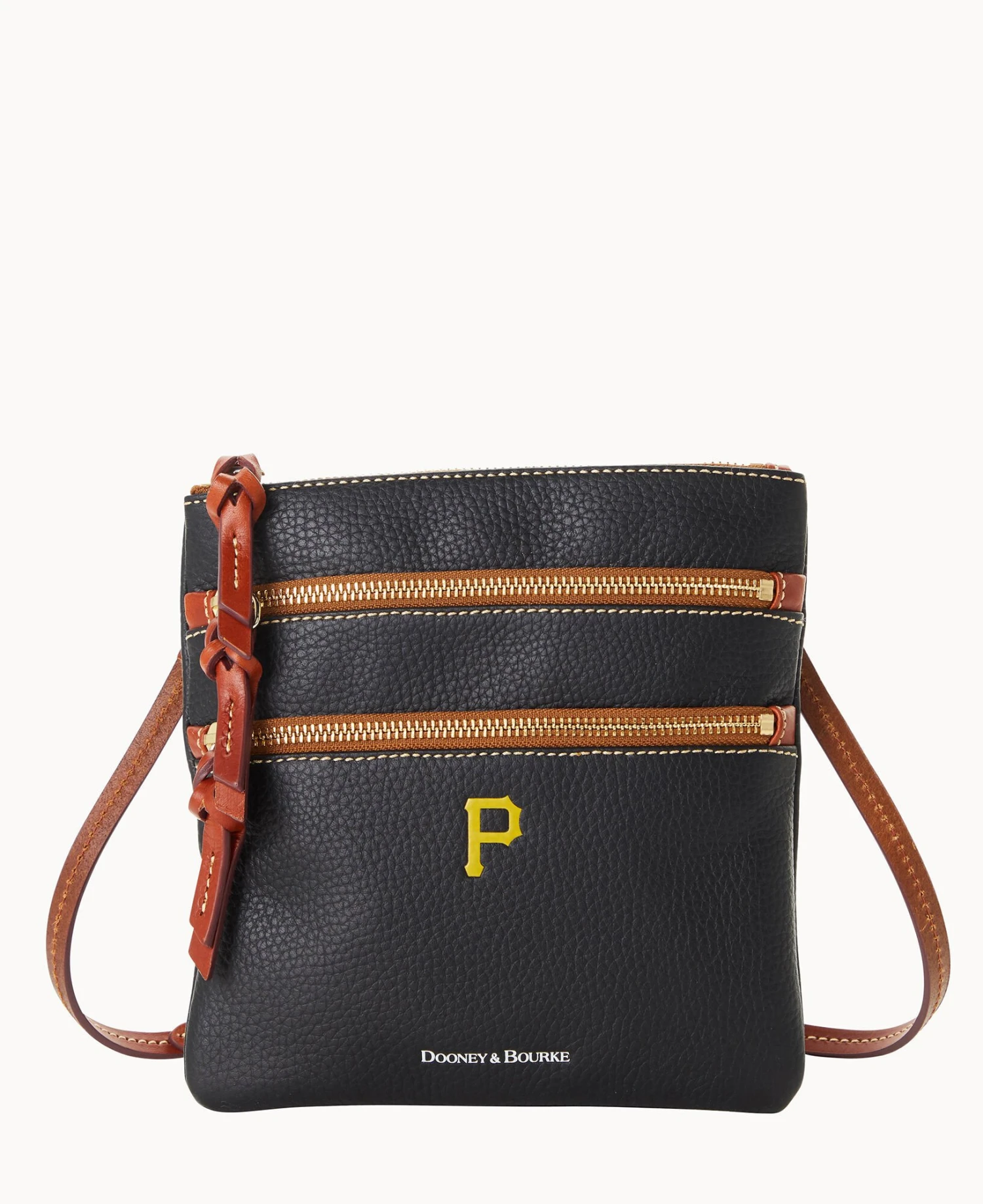 MLB Pirates N S Triple Zip Crossbody PIRATES 5 MLB Pirates N S Triple Zip Crossbody PIRATES - Image 5