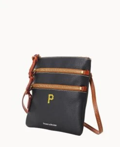 MLB Pirates N S Triple Zip Crossbody PIRATES 14 MLB Pirates N S Triple Zip Crossbody PIRATES -Dooney & Bourke B0298G AWBLPATNPRAT ALT1 1