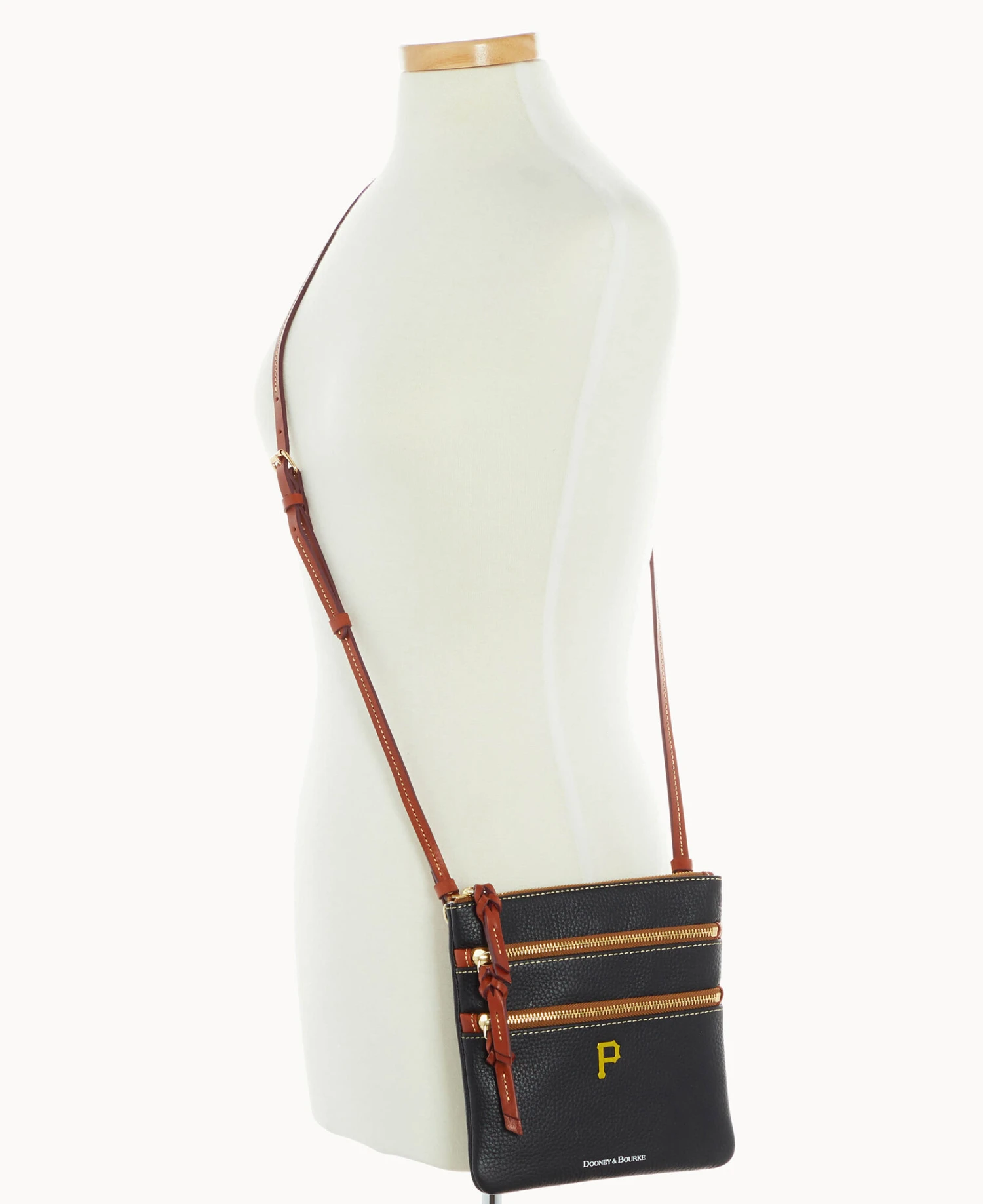 MLB Pirates N S Triple Zip Crossbody PIRATES 4 MLB Pirates N S Triple Zip Crossbody PIRATES - Image 4