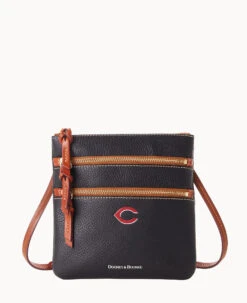 MLB Reds N S Triple Zip Crossbody REDS
