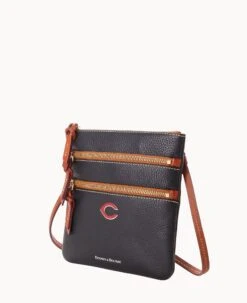 MLB Reds N S Triple Zip Crossbody REDS 14 MLB Reds N S Triple Zip Crossbody REDS -Dooney & Bourke B0298G AWBLPATNREDS ALT1 1