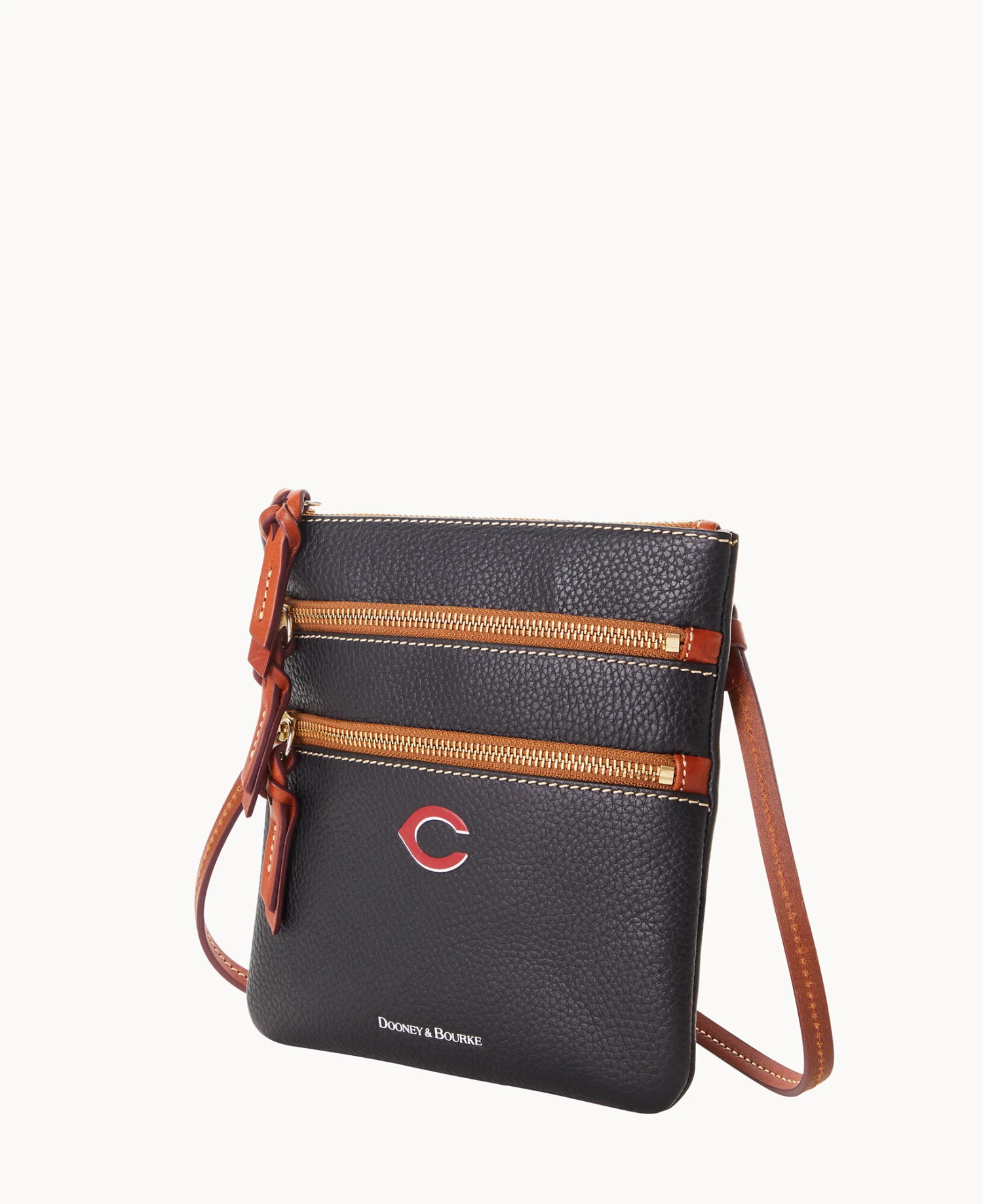 MLB Reds N S Triple Zip Crossbody REDS 2 MLB Reds N S Triple Zip Crossbody REDS - Image 2