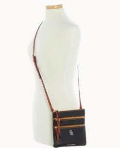 MLB Rockies N S Triple Zip Crossbody ROCKIES -Dooney & Bourke B0298G AWBLPATNROKI ALT4 1