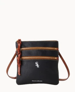 MLB White Sox N S Triple Zip Crossbody WHITE SOX -Dooney & Bourke B0298G AWBLPATNWHSX 2
