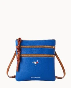MLB Blue Jays N S Triple Zip Crossbody BLUE JAYS