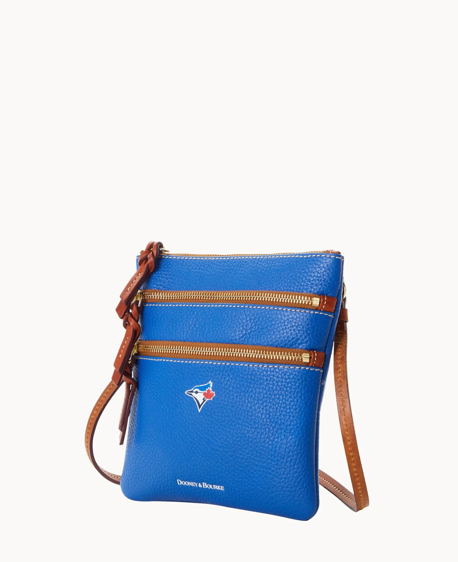 MLB Blue Jays N S Triple Zip Crossbody BLUE JAYS 2 MLB Blue Jays N S Triple Zip Crossbody BLUE JAYS - Image 2