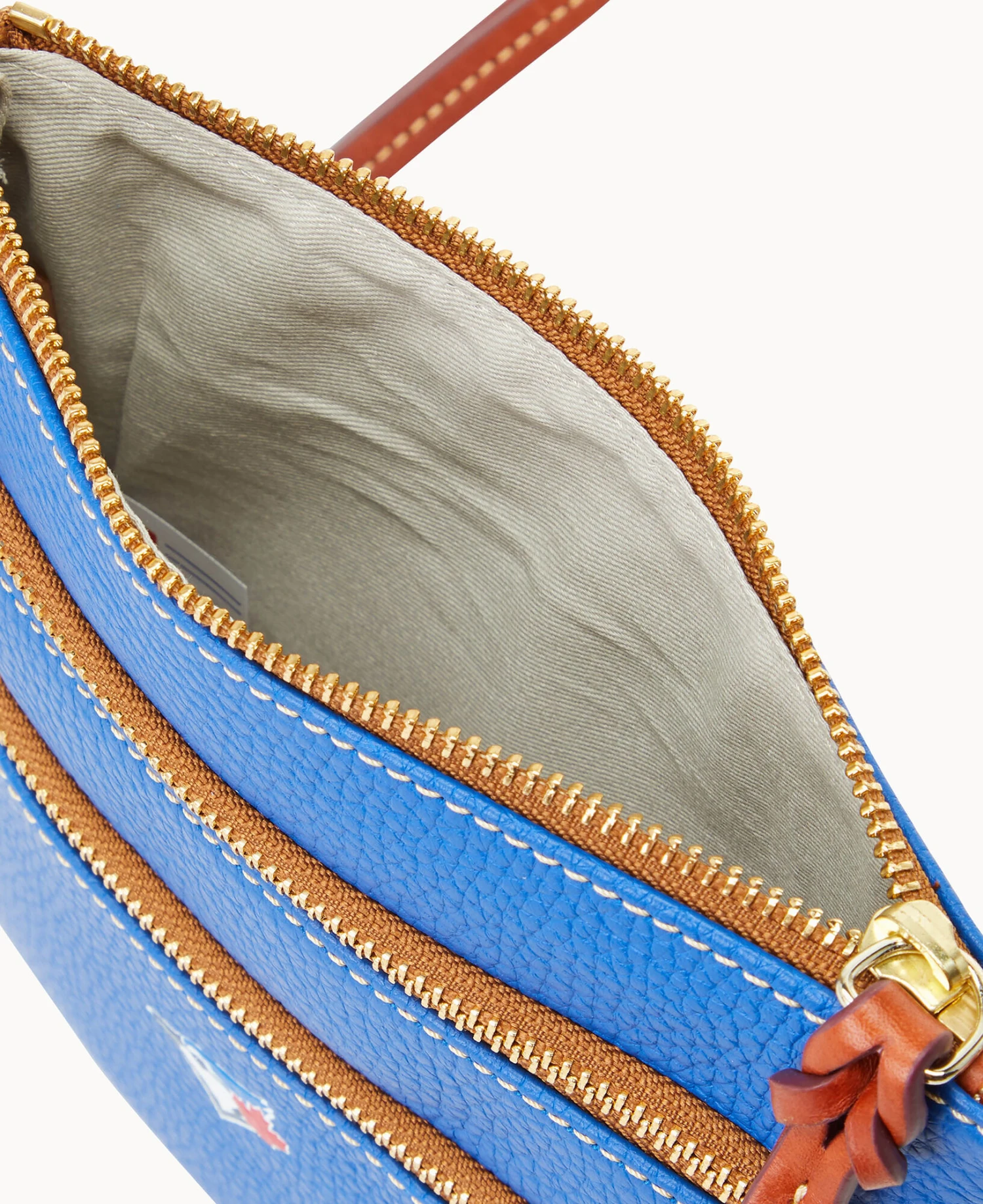MLB Blue Jays N S Triple Zip Crossbody BLUE JAYS 3 MLB Blue Jays N S Triple Zip Crossbody BLUE JAYS - Image 3