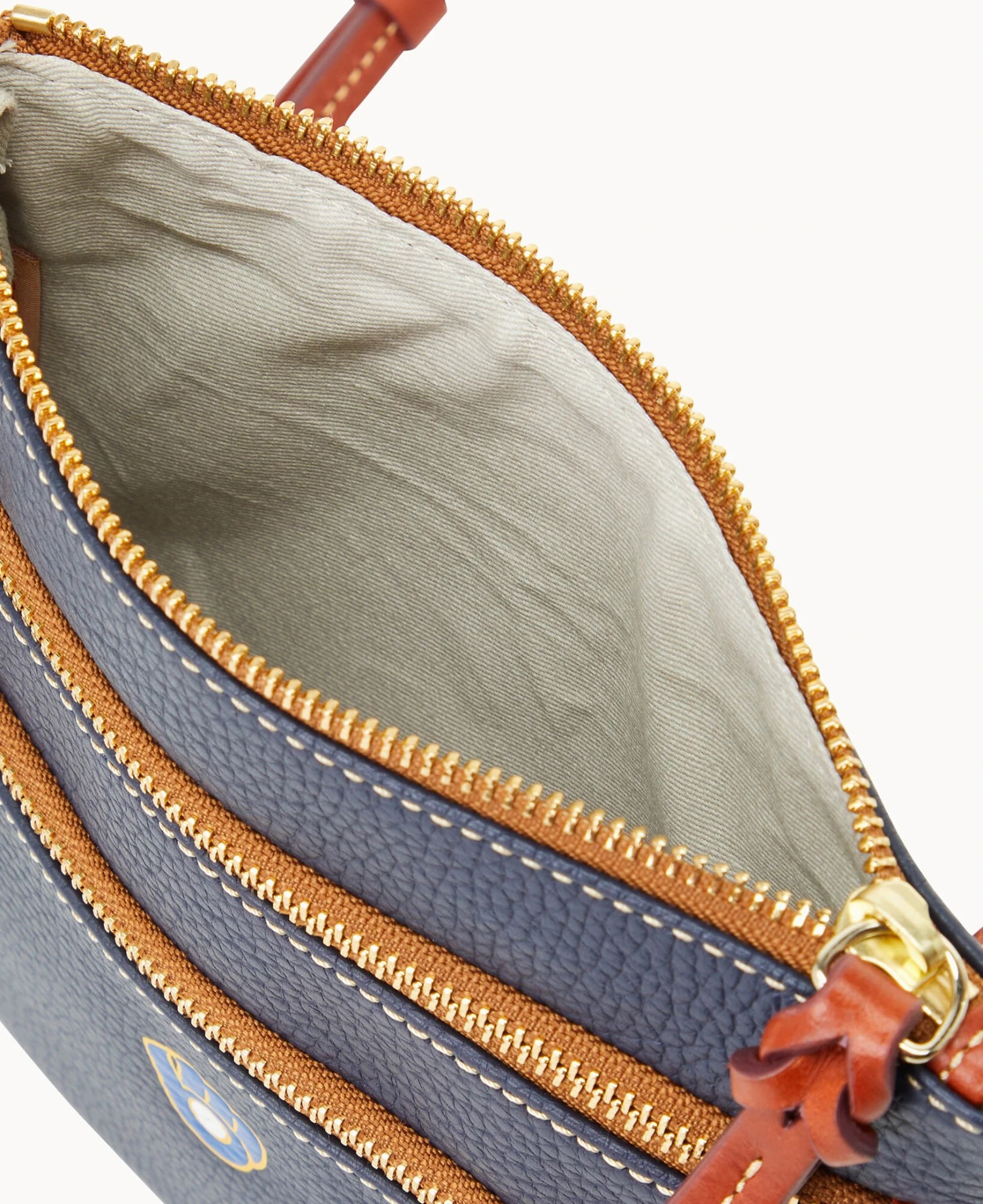 MLB Brewers N S Triple Zip Crossbody BREWERS 7 MLB Brewers N S Triple Zip Crossbody BREWERS - Image 7