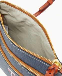 MLB Twins N S Triple Zip Crossbody TWINS -Dooney & Bourke B0298G AWNVPATNTWNS ALT2 1