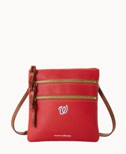 MLB Nationals N S Triple Zip Crossbody NATIONALS