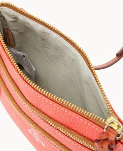 MLB Red Sox N S Triple Zip Crossbody RED SOX -Dooney & Bourke B0298G AWRDPATNRDSX ALT2 1