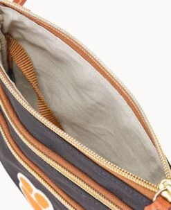 Collegiate Clemson University N S Triple Zip W ID Holder CLEMSON -Dooney & Bourke B0298G INBLPATNCLM0 ALT2 1