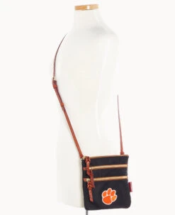 Collegiate Clemson University N S Triple Zip W ID Holder CLEMSON -Dooney & Bourke B0298G INBLPATNCLM0 ALT4