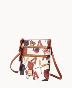 MLB Diamondbacks N S Triple Zip Crossbody DIAMONDBACKS -Dooney & Bourke B0298G QUMWPATNDBAK ALT1 1