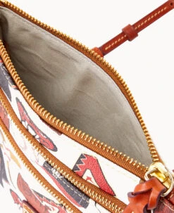MLB Diamondbacks N S Triple Zip Crossbody DIAMONDBACKS -Dooney & Bourke B0298G QUMWPATNDBAK ALT2