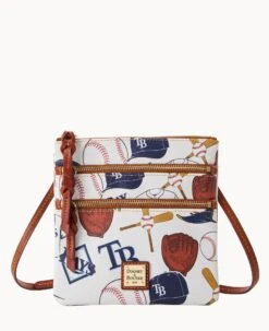 MLB Rays N S Triple Zip Crossbody RAYS -Dooney & Bourke B0298G QUMWPATNRAYS 1
