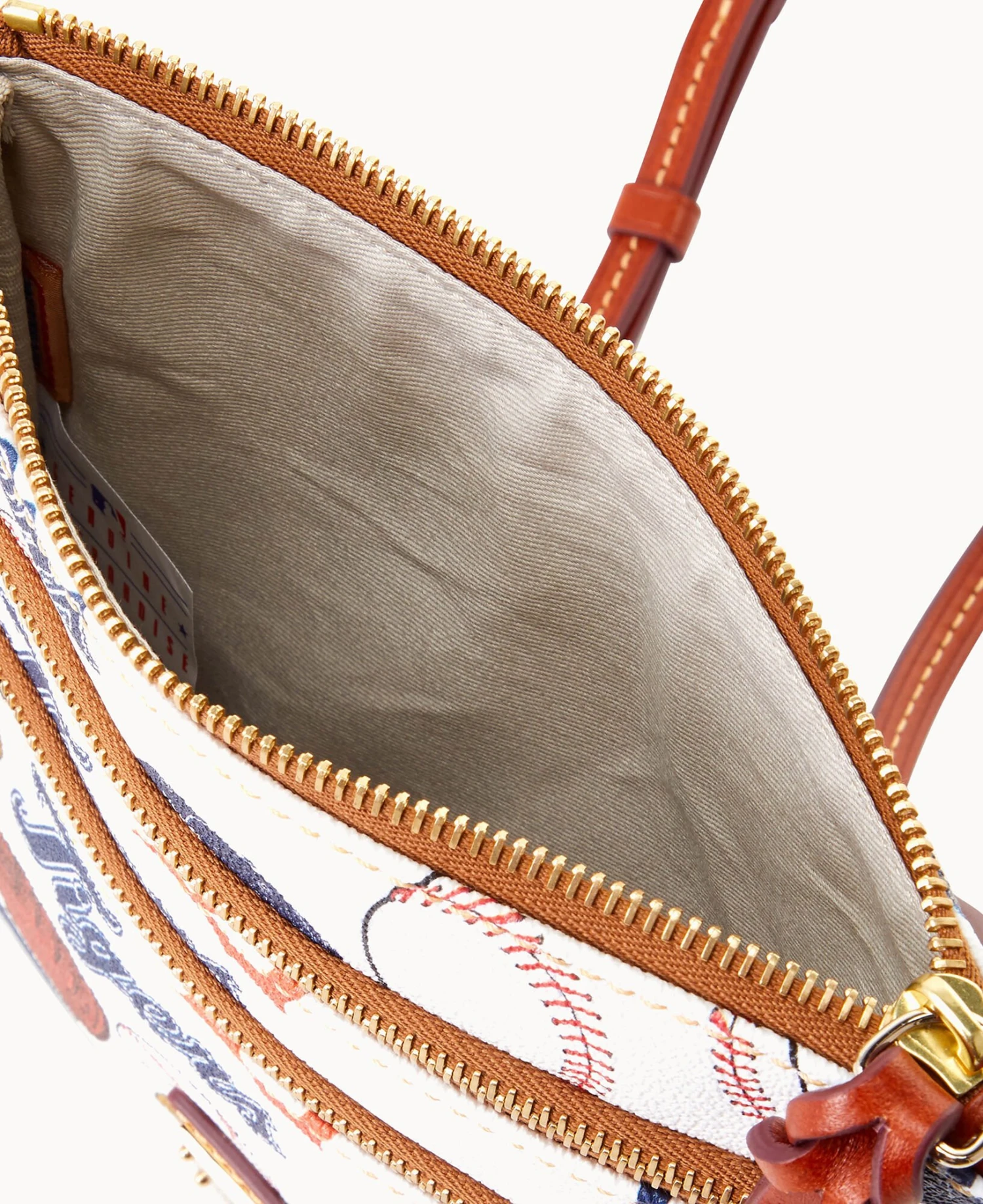 MLB Tigers N S Triple Zip Crossbody TIGERS 7 MLB Tigers N S Triple Zip Crossbody TIGERS - Image 7