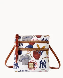 MLB Yankees N S Triple Zip Crossbody YANKEES -Dooney & Bourke B0298G QUMWPATNYANK 2