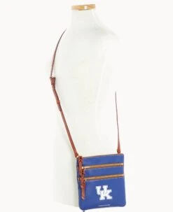 Collegiate University Of Kentucky Triple Zip Crossbody U OF KENTUCKY -Dooney & Bourke B0298H AWBUPATNKEN0 ALT4 1