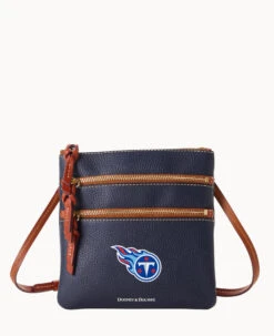NFL Titans Triple Zip Crossbody TITANS