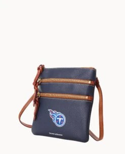NFL Titans Triple Zip Crossbody TITANS 18 NFL Titans Triple Zip Crossbody TITANS -Dooney & Bourke B0298H AWNVPATNTTNS ALT1 1