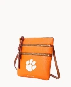 Collegiate Clemson University Triple Zip Crossbody CLEMSON -Dooney & Bourke B0298H AWORPATNCLM0 ALT1 1