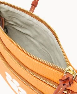 Collegiate Clemson University Triple Zip Crossbody CLEMSON -Dooney & Bourke B0298H AWORPATNCLM0 ALT2 1