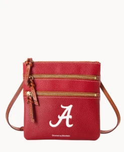 Collegiate University Of Alabama Triple Zip Crossbody U OF ALABAMA