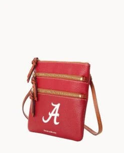 Collegiate University Of Alabama Triple Zip Crossbody U OF ALABAMA -Dooney & Bourke B0298H AWRGPATNALA0 ALT1 1