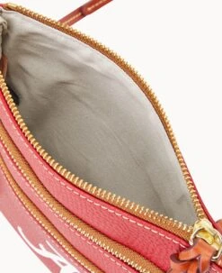 Collegiate University Of Alabama Triple Zip Crossbody U OF ALABAMA -Dooney & Bourke B0298H AWRGPATNALA0 ALT2 1