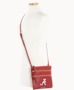 Collegiate University Of Alabama Triple Zip Crossbody U OF ALABAMA -Dooney & Bourke B0298H AWRGPATNALA0 ALT4