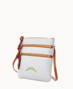 NFL Chargers Triple Zip Crossbody CHARGERS 14 NFL Chargers Triple Zip Crossbody CHARGERS -Dooney & Bourke B0298H AWSVPATNCHGR ALT1 1