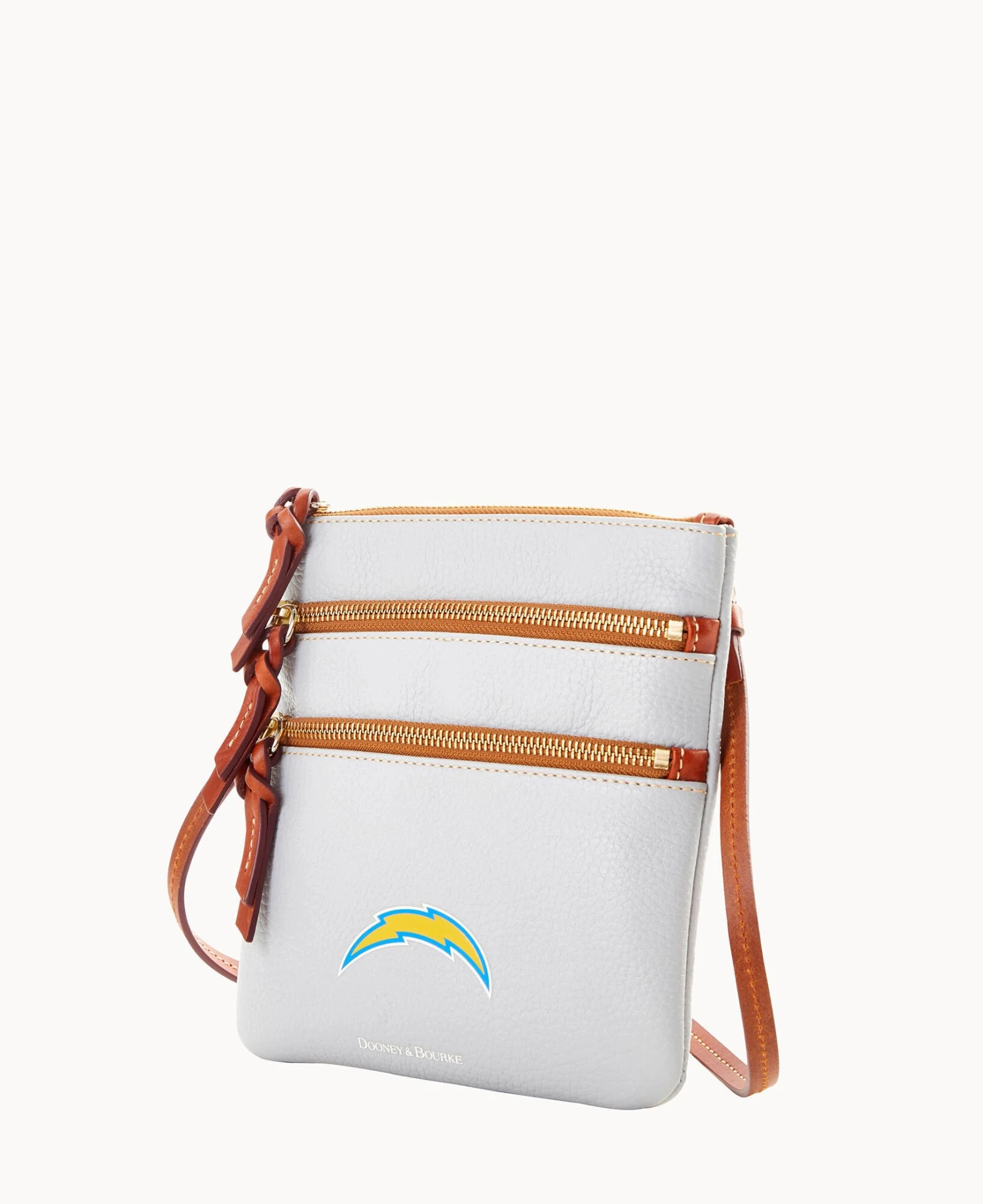 NFL Chargers Triple Zip Crossbody CHARGERS 6 NFL Chargers Triple Zip Crossbody CHARGERS - Image 6