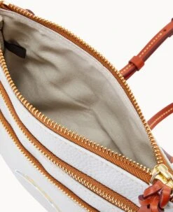 NFL Chargers Triple Zip Crossbody CHARGERS 15 NFL Chargers Triple Zip Crossbody CHARGERS -Dooney & Bourke B0298H AWSVPATNCHGR ALT2 1