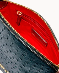Ostrich Ruby Crossbody Black -Dooney & Bourke B0367G OTBLPATN ALT2