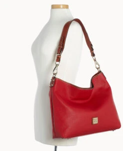Pebble Grain Extra Large Courtney Sac Red -Dooney & Bourke B0473G AWRDPATN ALT4
