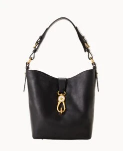 Florentine Lily Bucket Black Black -Dooney & Bourke B0546D SCBLSCBL 1
